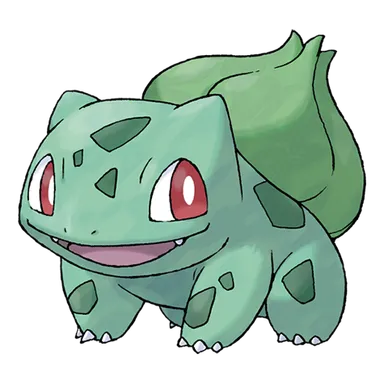 official artwork of bulbasaur